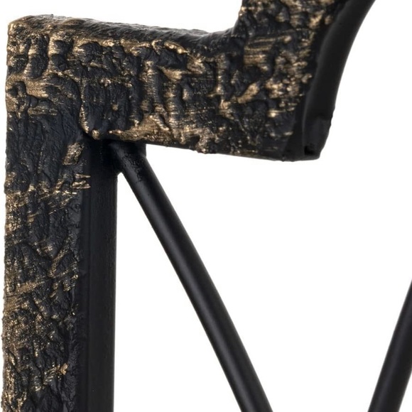 Gothic Candle Sconce Set of 2 -Gold Black Metal Wall Candle Holder Rustic - Picture 7 of 7